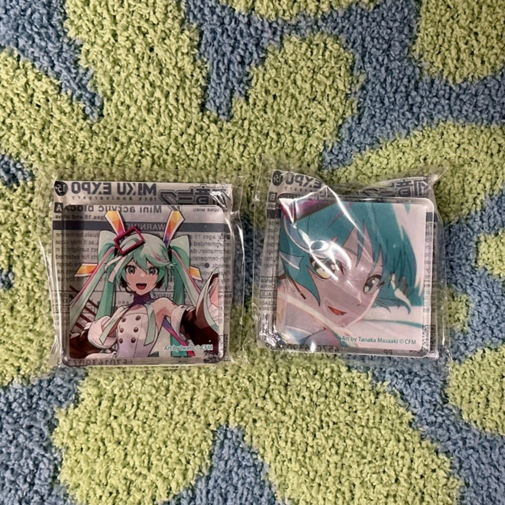 Hatsune Miku x Miku Expo 10th Anniversary Acrylic Block Set Round 1 Exclusive
